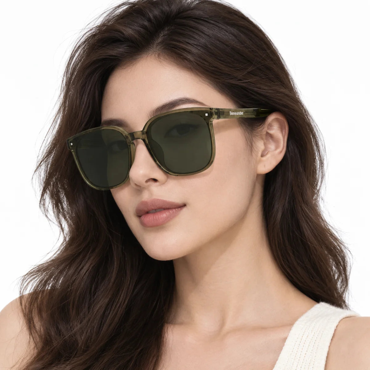 BENEUNDER Mini Folding Sunglasses Women -HNY - HONEY