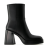 Bershka Block-Heel Platform Boots 1110-460-040-BLK - Black / 36