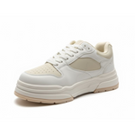 Bershka Contrast Panel Chunky Sneakers - BEGWHT