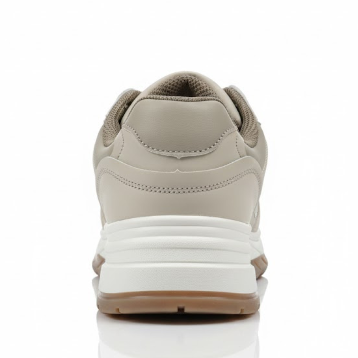 Bershka Contrast Panel Chunky Sneakers - GRY