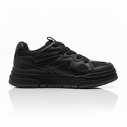 Bershka Multi-layered Chunky Sneakers - BLK - Black / 40