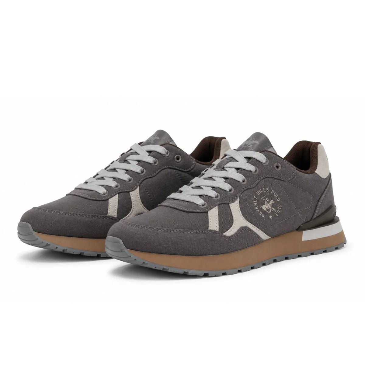 Beverly Hills Polo Club CANVAS-NV-M8 Sneakers Men - GRY - Gray / 38.5