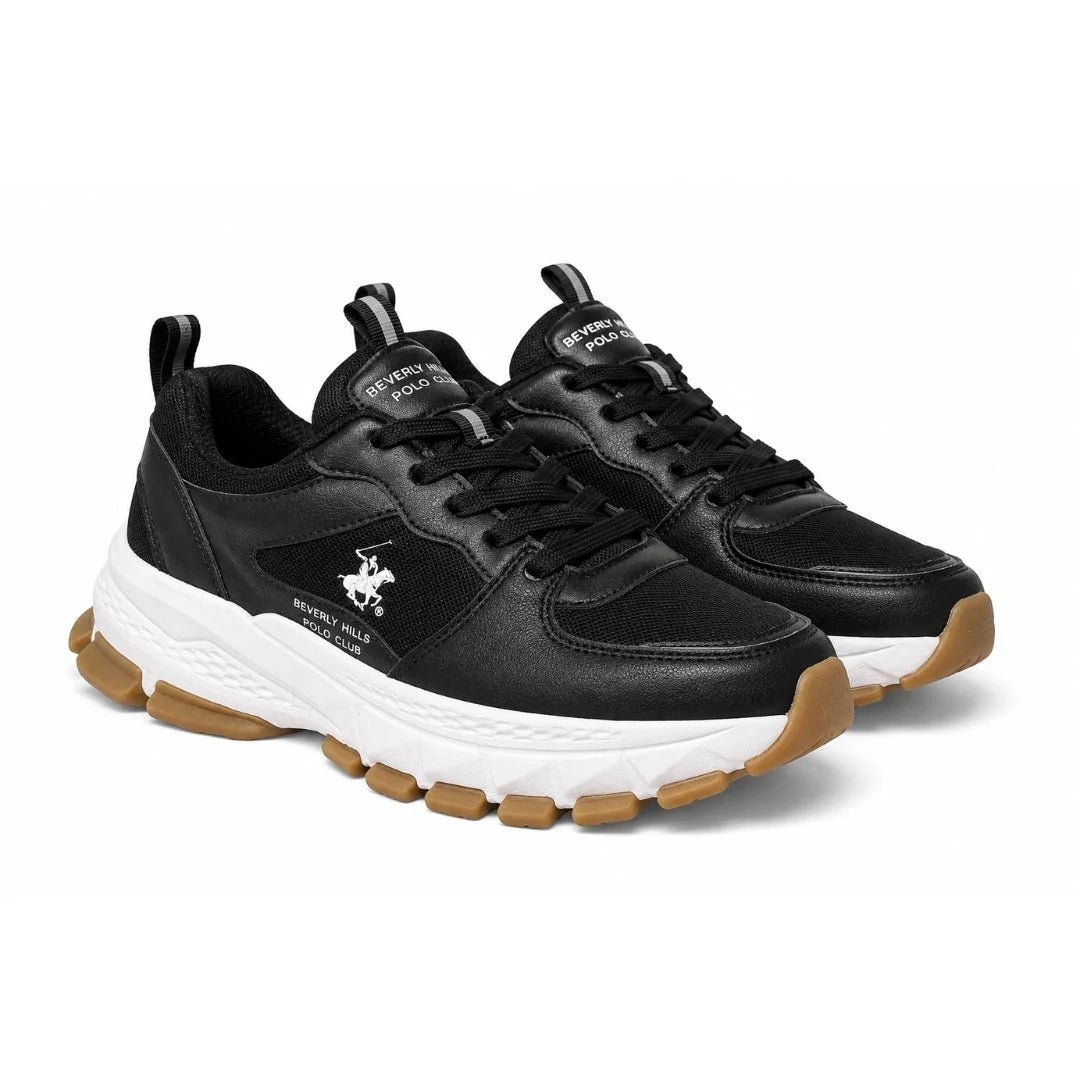 Beverly Hills Polo Club Chunky Sneakers Women BHPC241016-BLK - Black / 36