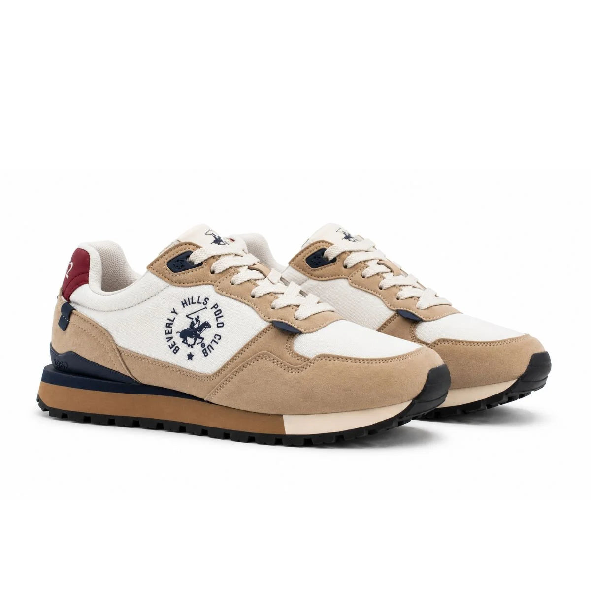 Beverly Hills Polo Club FOXX Sneakers Men - BEG - Beige / 38.5