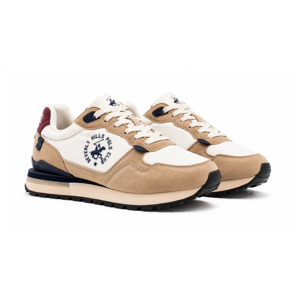 Beverly Hills Polo Club FOXX Sneakers Men - BEG - Beige / 38.5