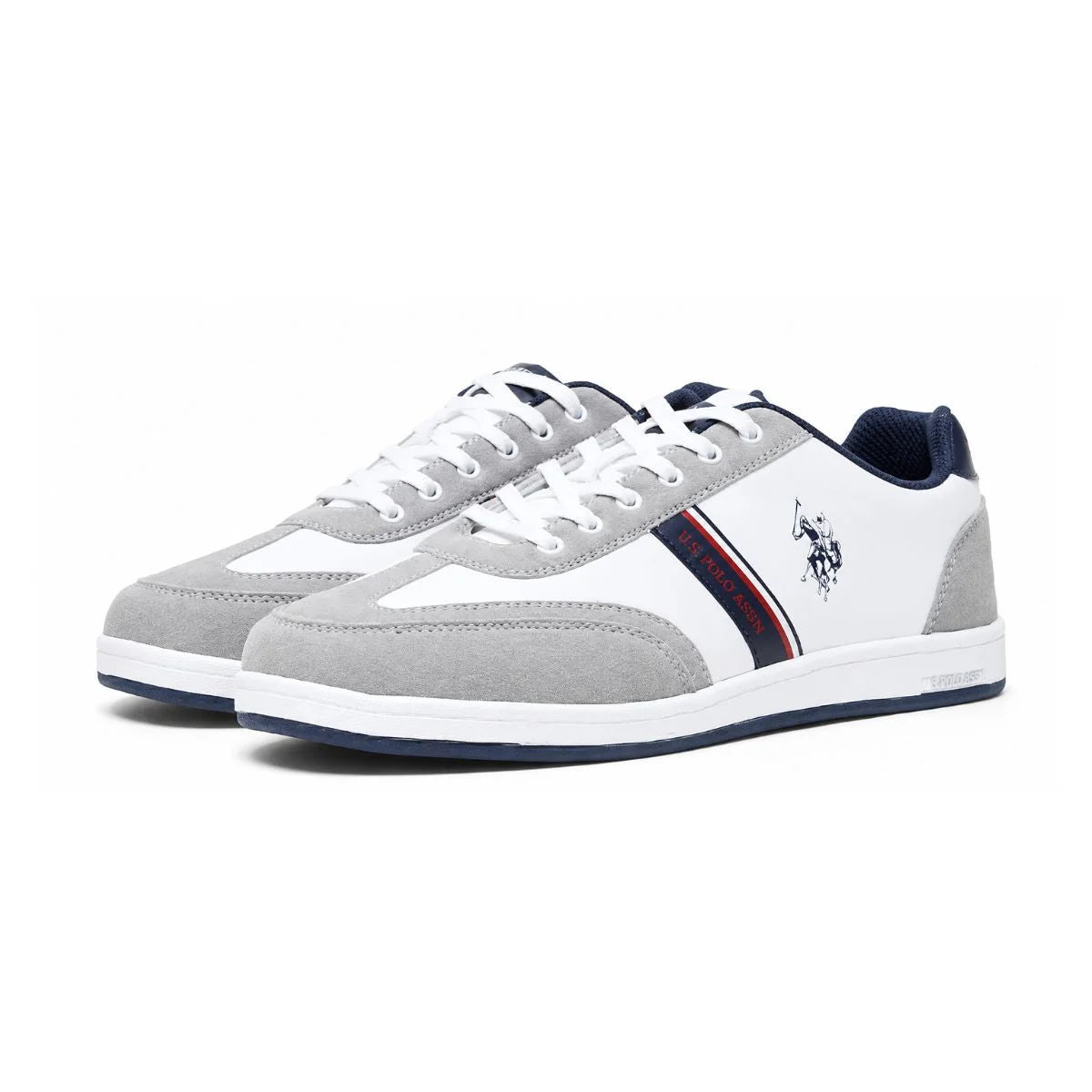 Beverly Hills Polo Club KARES GLB 5FX Sneakers Men - WHTGRY - White- Gray / 38.5
