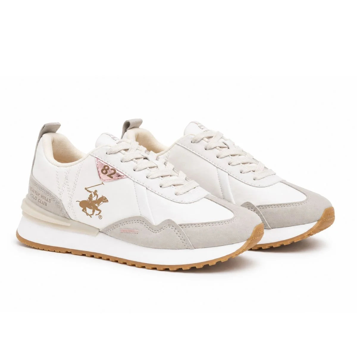 Beverly Hills Polo Club KENNY-W8 Sneakers Women - OFFWHTGRY - Off-white - Grey / 35