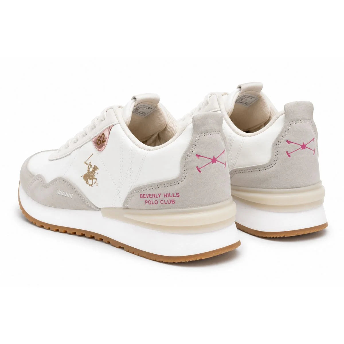 Beverly Hills Polo Club KENNY-W8 Sneakers Women - WHTGRY