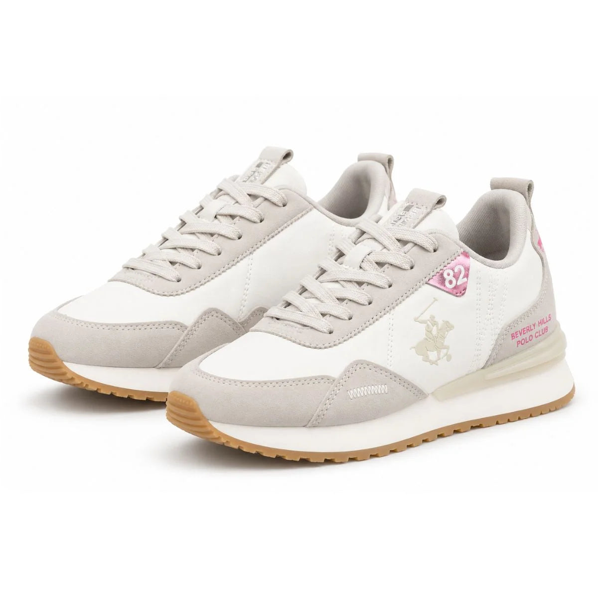 Beverly Hills Polo Club KENNY-W8 Sneakers Women - WHTGRY - White - Grey / 35