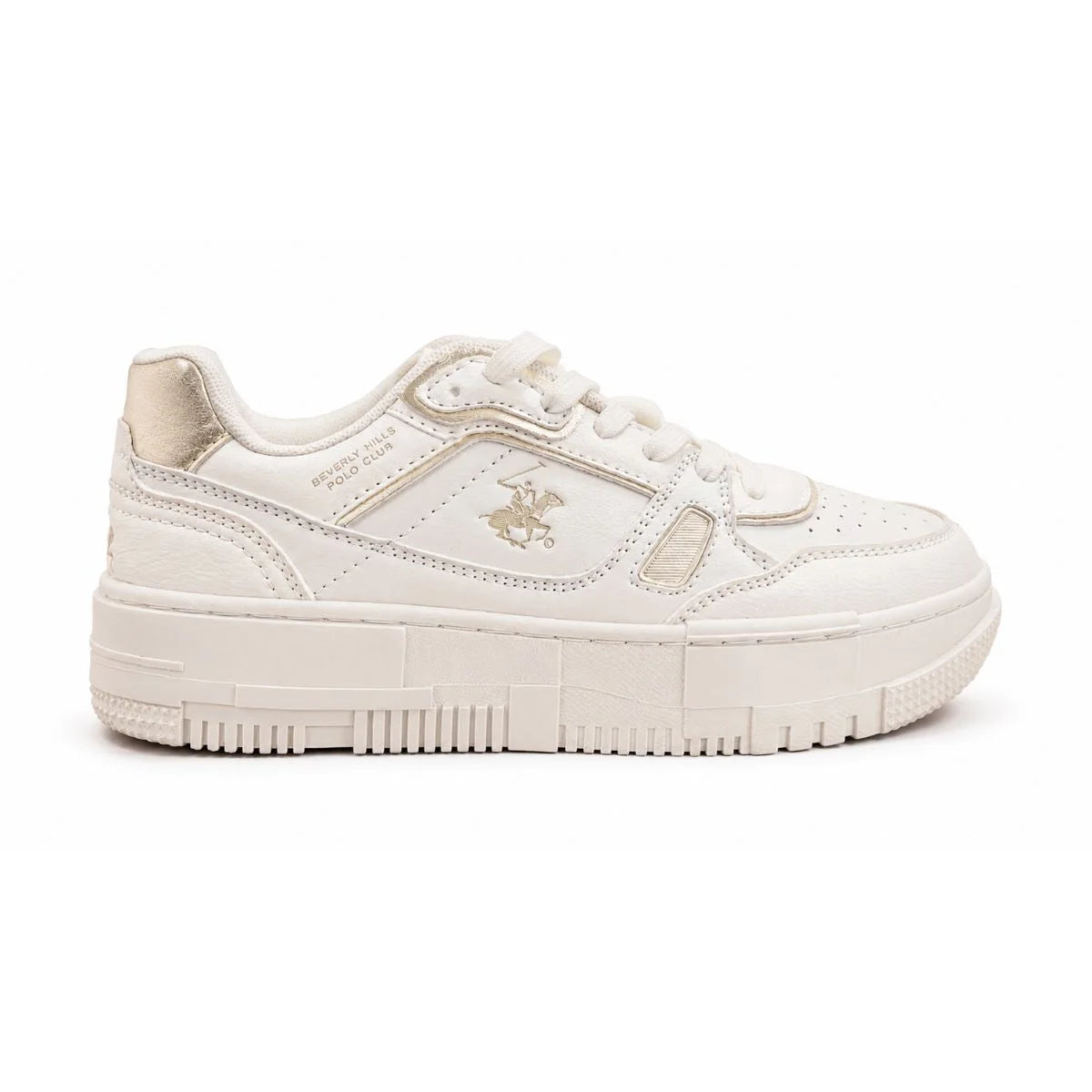 Beverly Hills Polo Club ORION - W8 Sneakers Women - WHTGLD