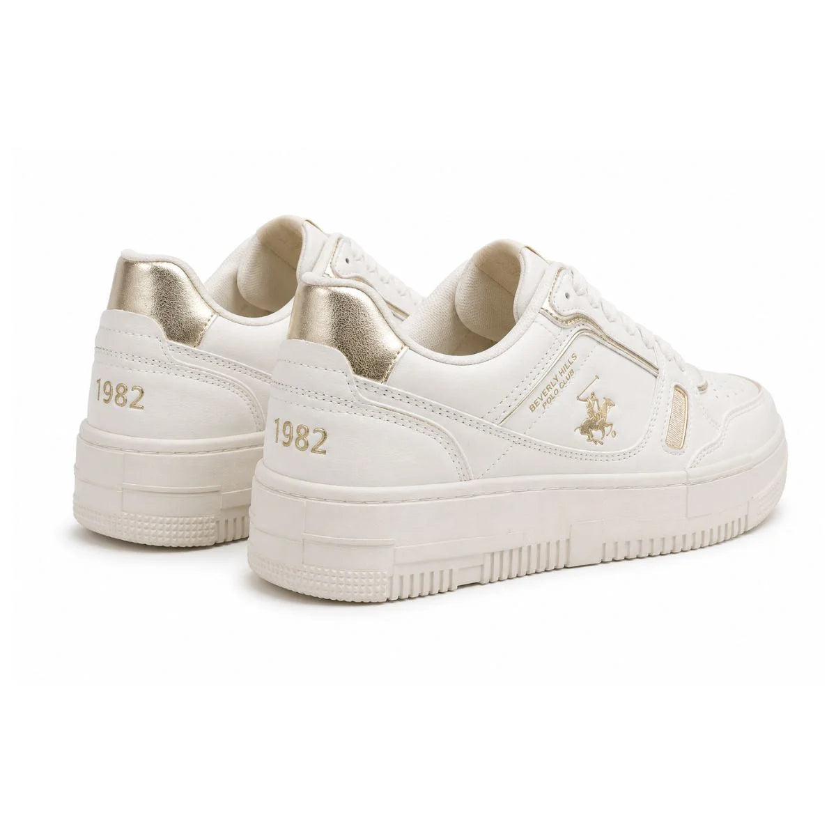 Beverly Hills Polo Club ORION - W8 Sneakers Women - WHTGLD