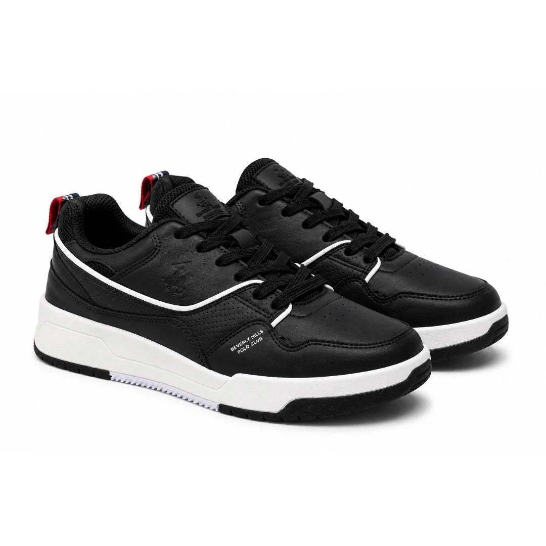 Beverly Hills Polo Club Sneakers Men BHPC241002-BLK - Black / 40
