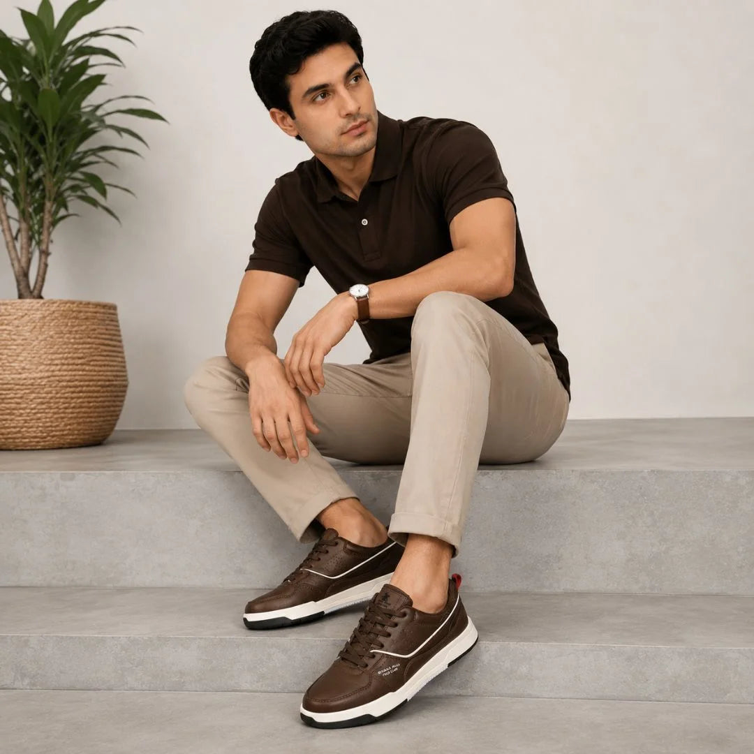 Beverly Hills Polo Club Sneakers Men BHPC241002-BRN