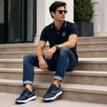 Beverly Hills Polo Club Sneakers Men BHPC241002-NVY