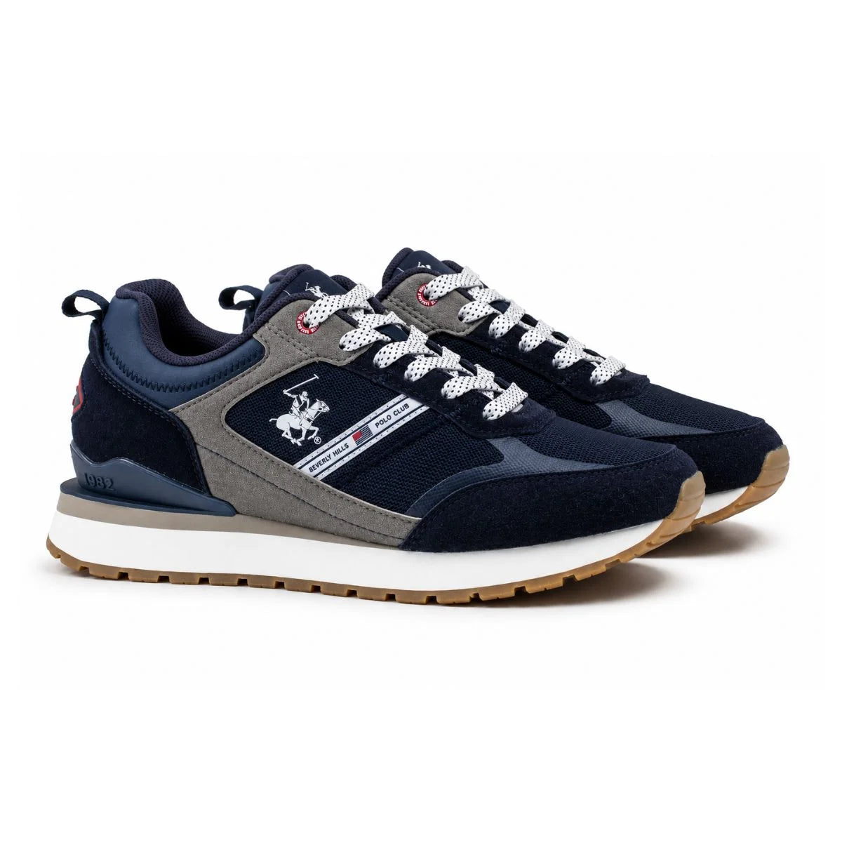 Beverly Hills Polo Club SPIRT-GY- M8 Sneakers Men - NVYGRY - Navy-Gray / 38.5