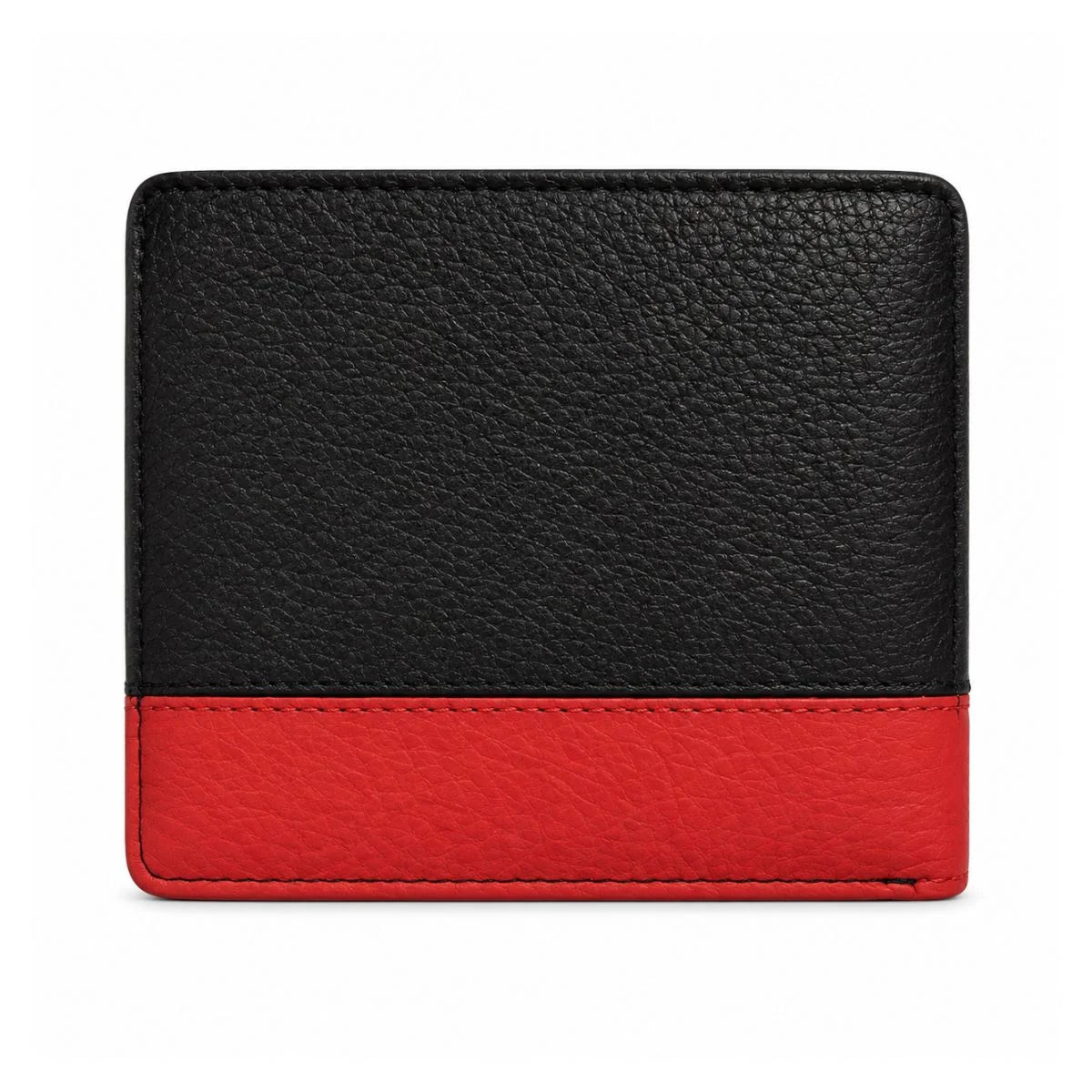 BOSS Bi-Fold Leather Wallet Men - BLKRED - Black