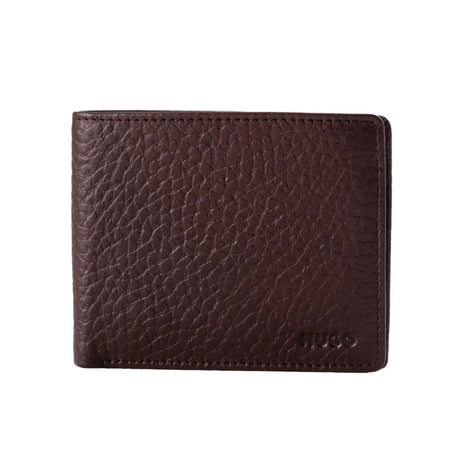 BOSS Grained Folding wallet with Extra Card Holder - BRN Brown Accessories