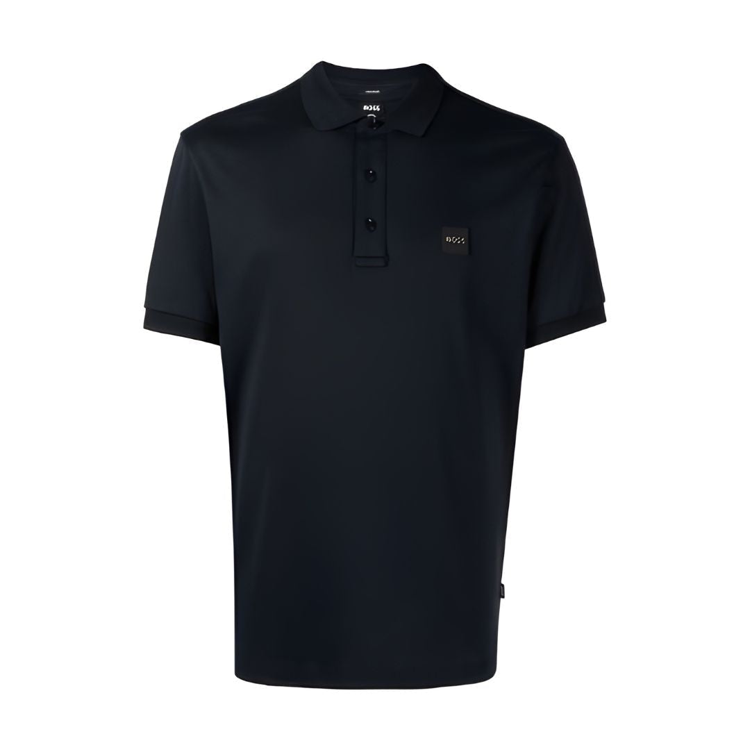 BOSS Logo-Print Polo Shirt Men - BLK - Black / S