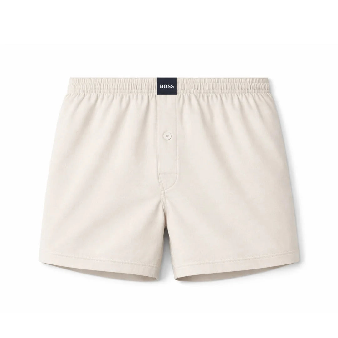 BOSS Organic Cotton Boxer Shorts Men - Beige / S