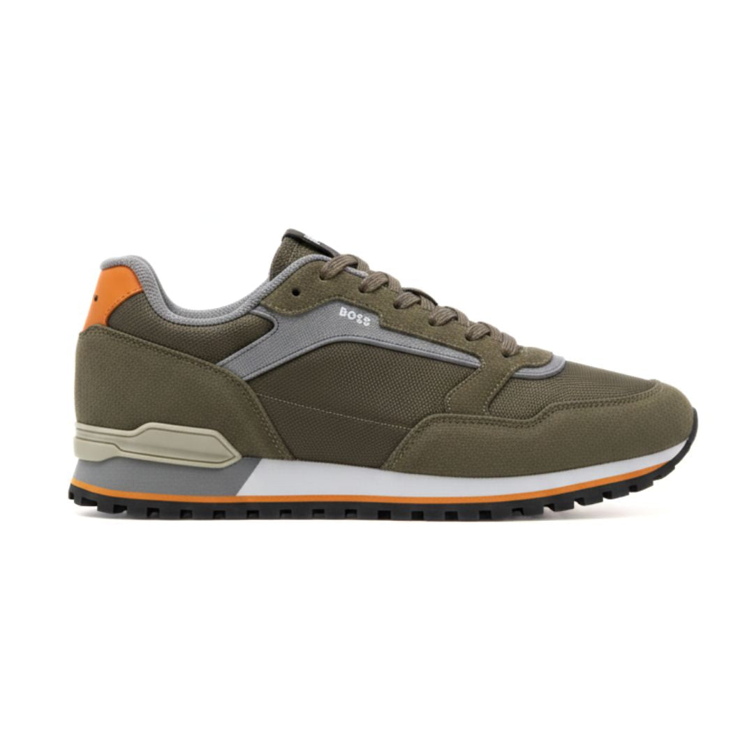 BOSS Parkour Runn Trainers Men - OLV - Olive / 38
