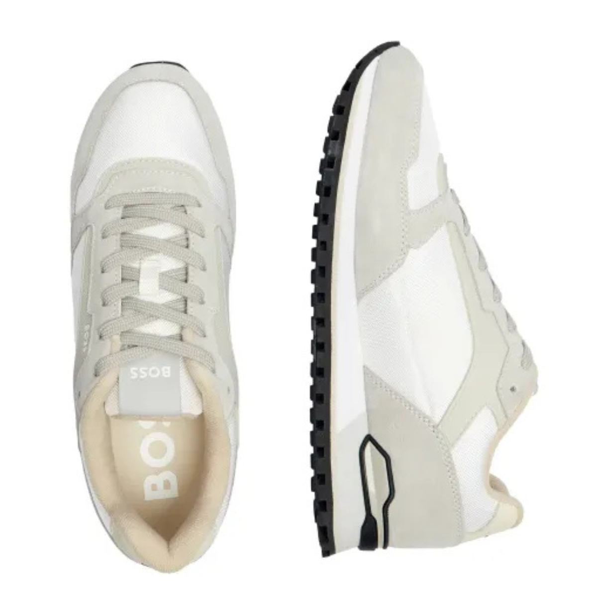 BOSS Parkour Runn Trainers Men - WHTGRY