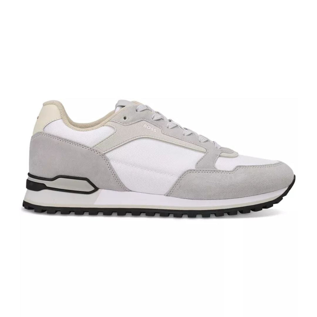 BOSS Parkour Runn Trainers Men - WHTGRY - White-Grey / 38