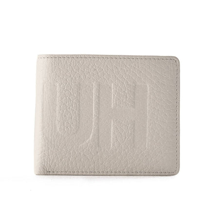 BOSS Printed HUGO logo Bi-Fold Wallet - WHT - White