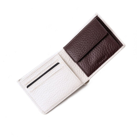 BOSS Printed HUGO logo Bi-Fold Wallet - WHT - White