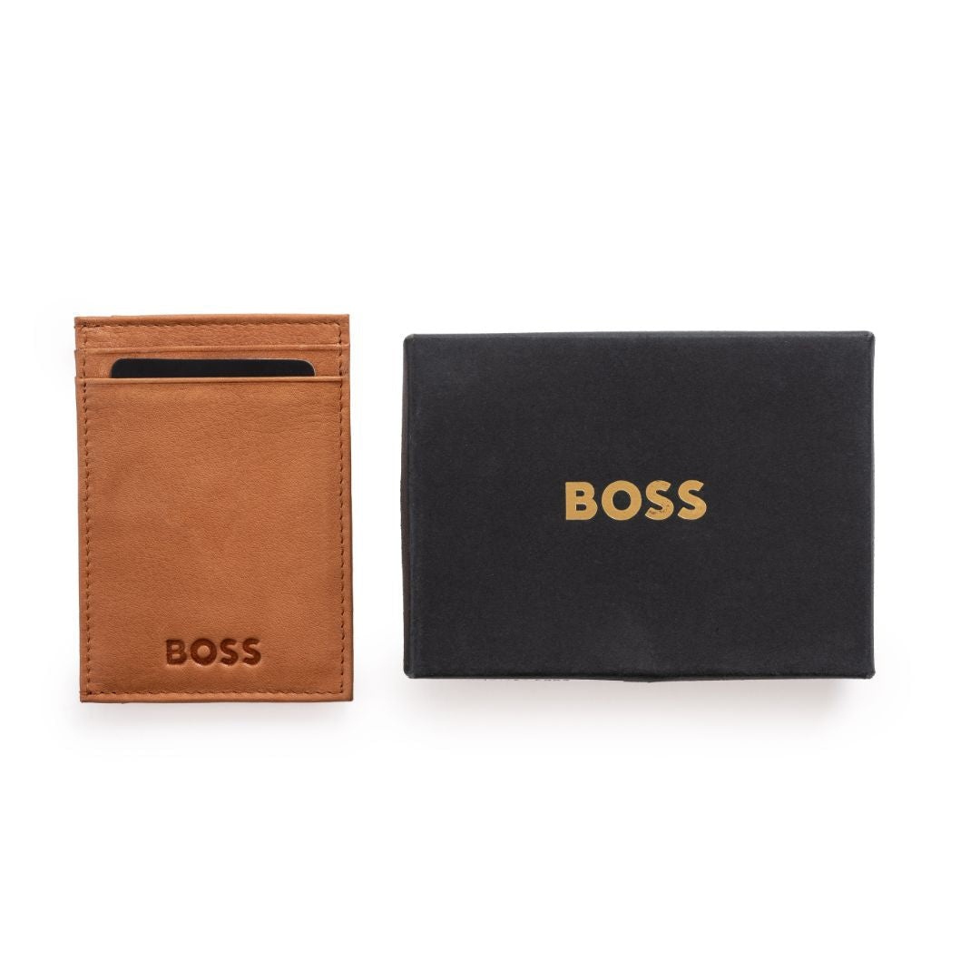 BOSS Slim Cardholder - TAN - Tan