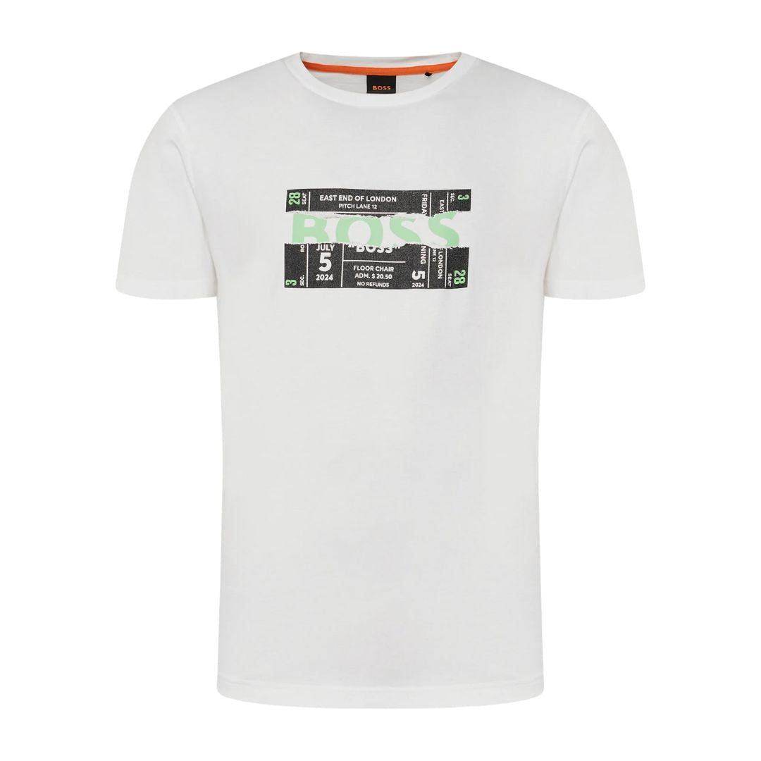 BOSS T-Shirt Bossticket Men 50515829-WHT