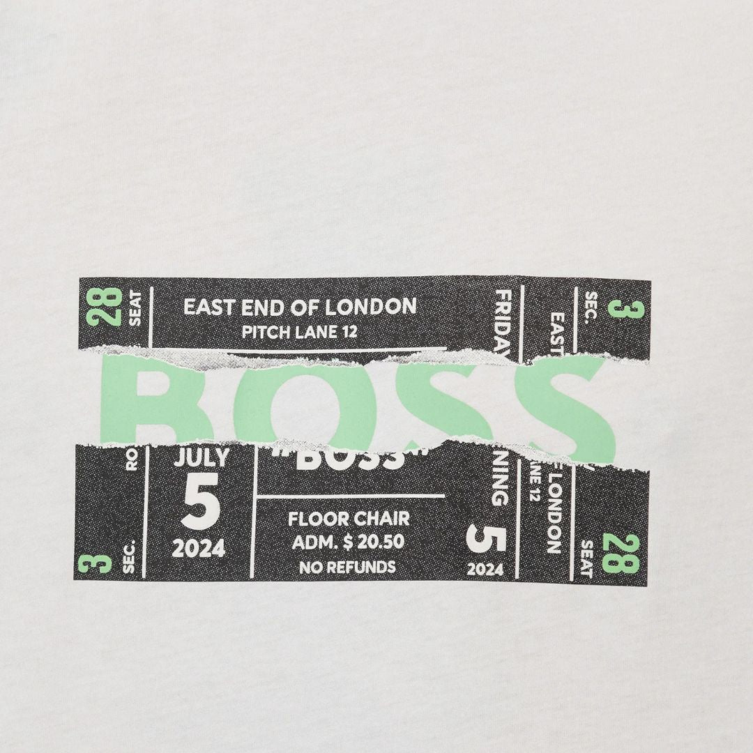 BOSS T-Shirt Bossticket Men 50515829-WHT