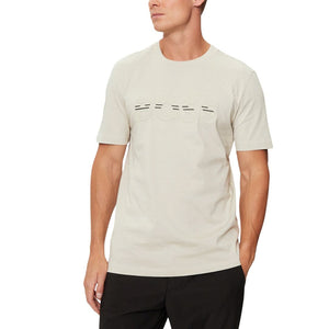 BOSS T-Shirt Cotton Jersey Men 50525208-OFFWHT - S / Off White