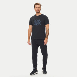 BOSS T-Shirt Cotton Jersey Typographic Art Men 50519350-NVY