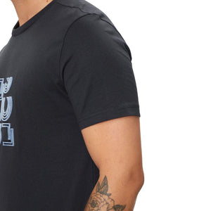 BOSS T-Shirt Cotton Jersey Typographic Art Men 50519350-NVY