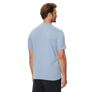 BOSS T-Shirt Cotton Jersey Typographic Art Men 50519350-SKY