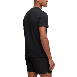 BOSS T-Shirt Cotton Jersey With SPF 50 + UV Protection Men 50491706-BLK