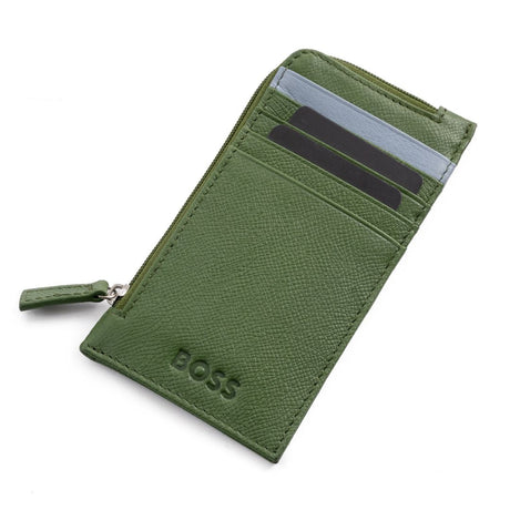 BOSS Zip It Cardholder - GRN - Green