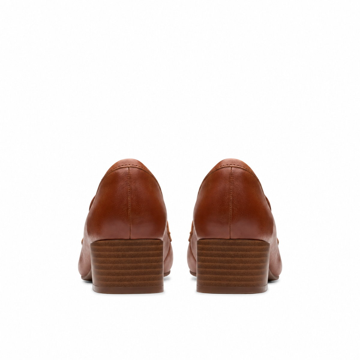 Clarks Iridessa Sky Dark Tan Leather- TAN