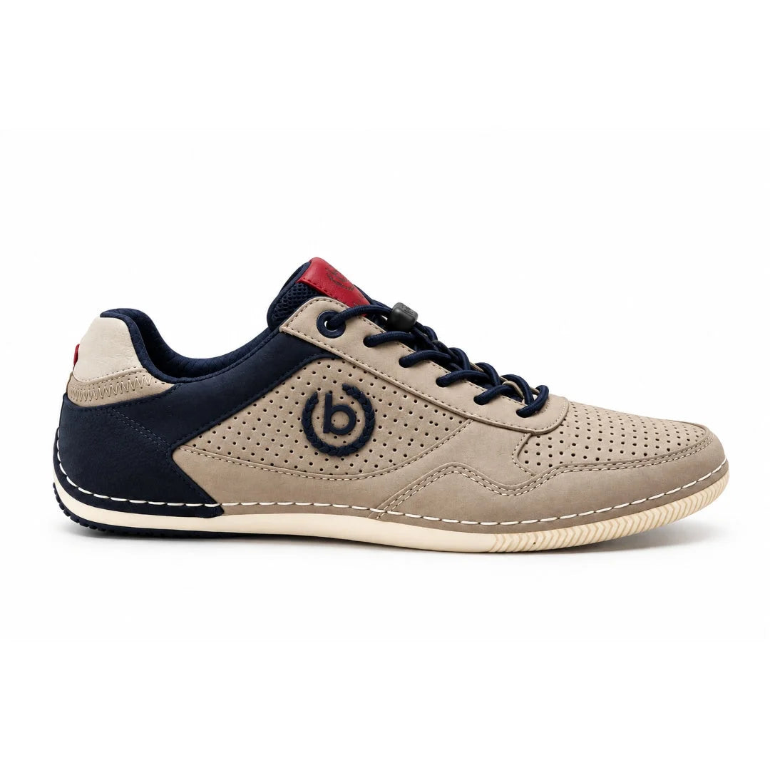 Bugatti Causal Leather Sneakers Men 0107-BEG - Beige / 40