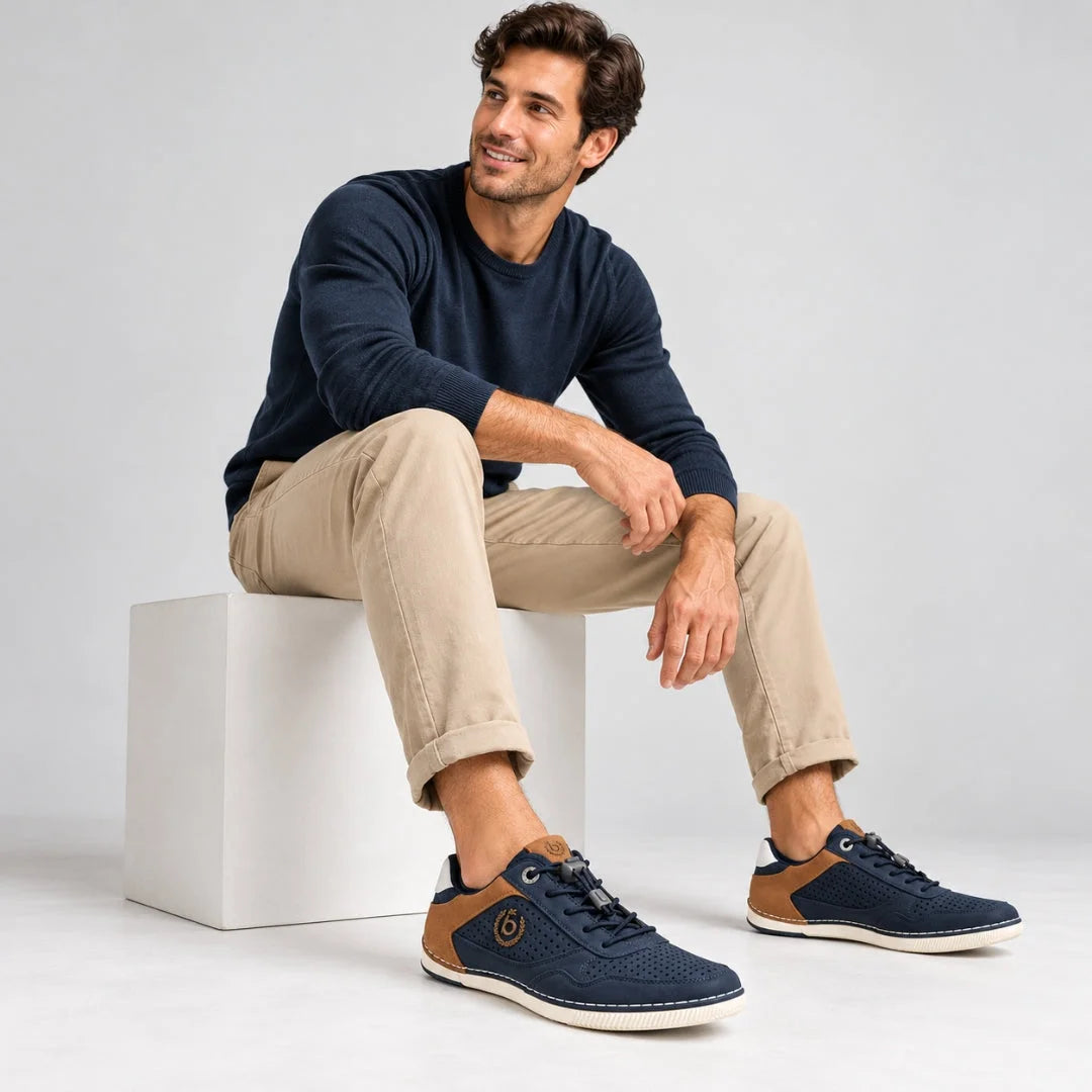 Bugatti Causal Leather Sneakers Men 0107-DBL