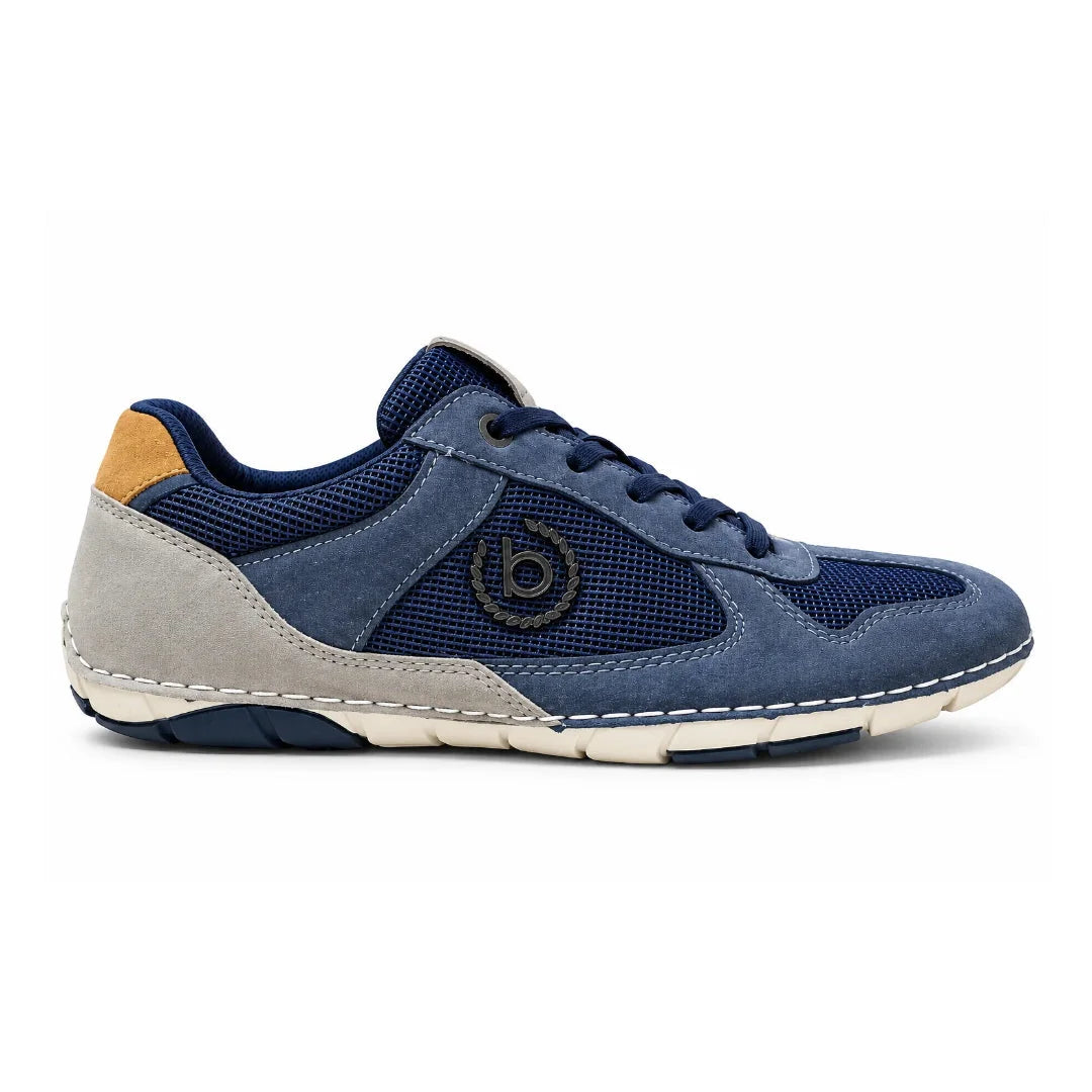 Bugatti Causal Leather Sneakers Men 0110-BLU