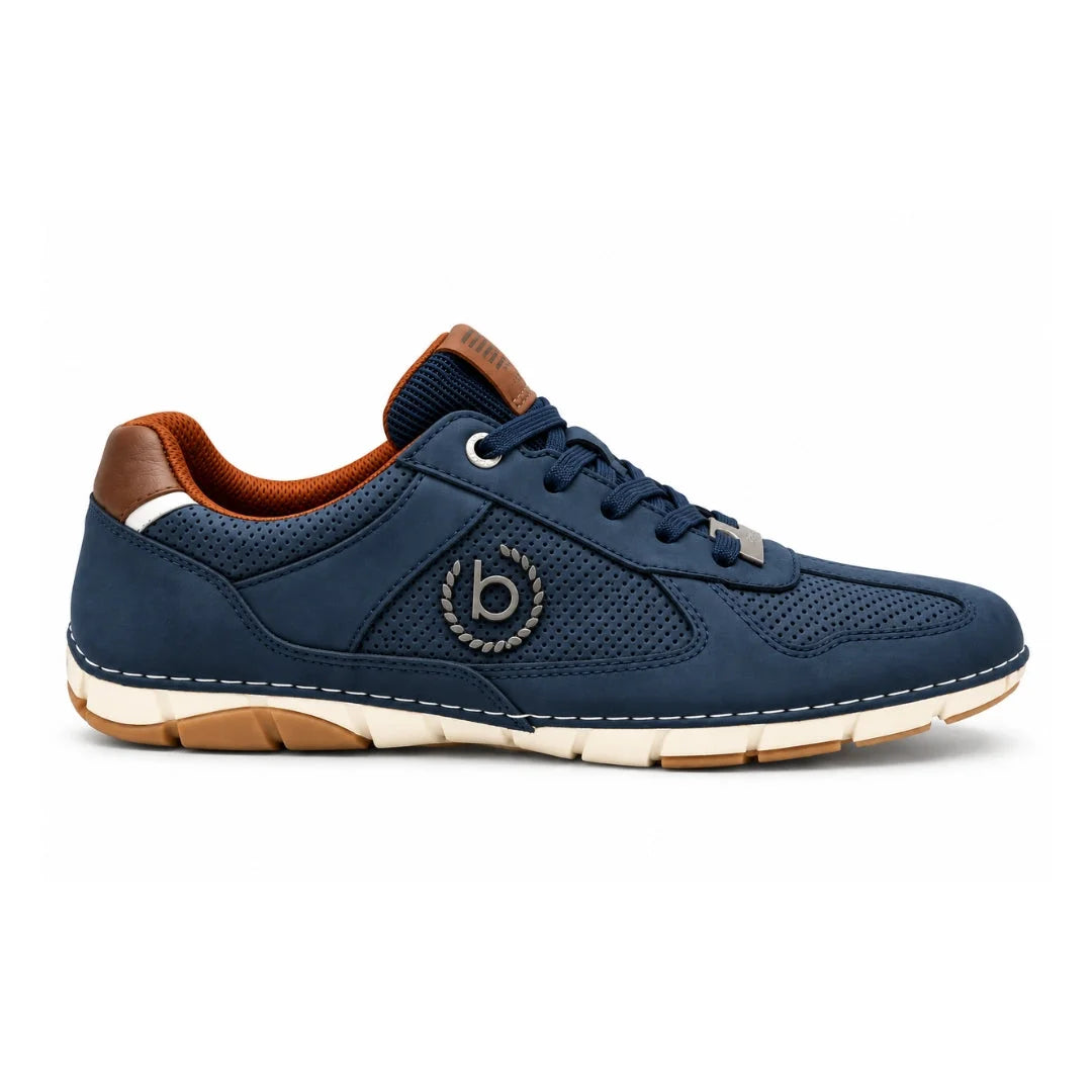 Bugatti Causal Leather Sneakers Men 0112-BLU - Blue / 40