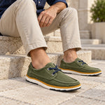 Bugatti Men’s Canvas Boat Shoes 0111-OLV