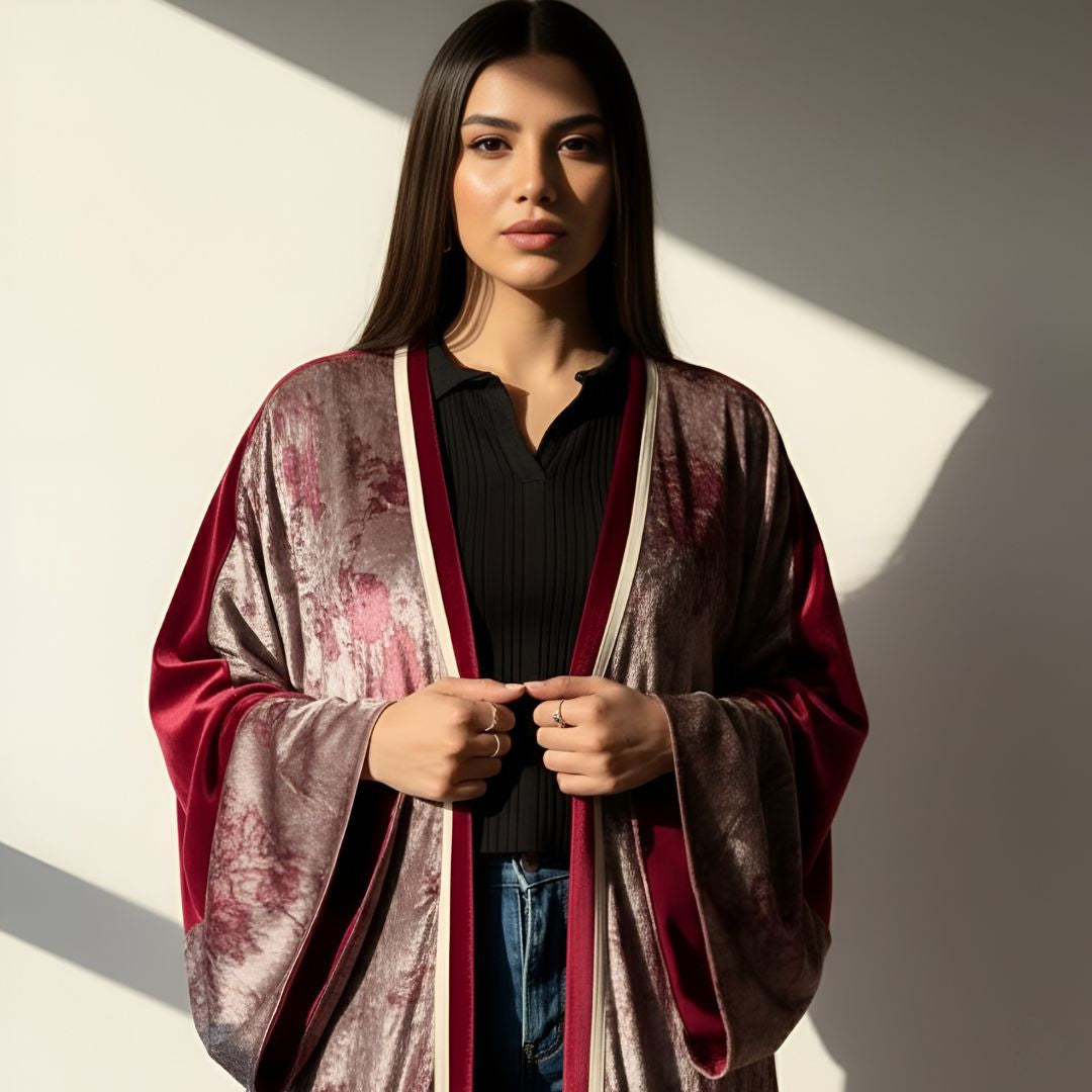 I Love Fashion Ramadan Kaftan - RED - Red / One size