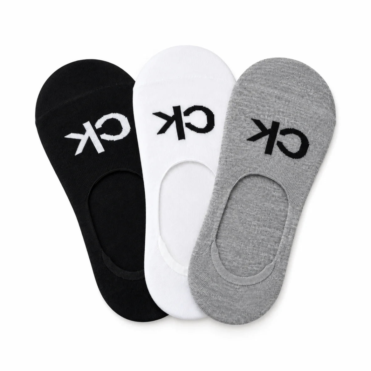 Calvin Klein 3-Pack No Show Socks - Multi / 3 Pairs