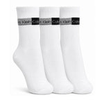 Calvin Klein 3-Pack Soft Cotton Stretch Crew Socks C224 - WHT - White / 3 Pairs