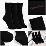 Calvin Klein 3-Pack Soft Cotton Stretch Crew Socks C226 -BLK