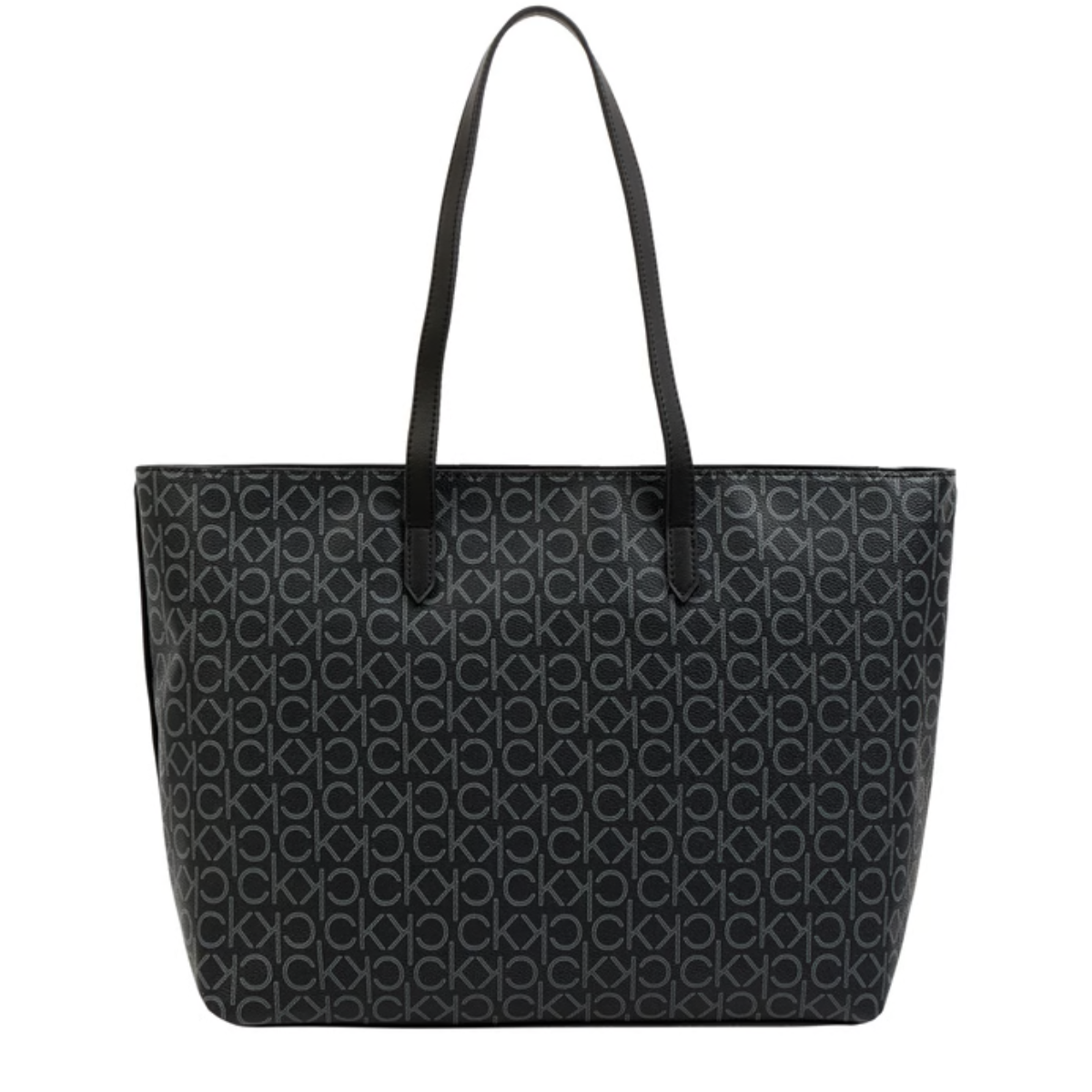 Calvin Klein All-Over Monogram Tote Bag Women - COL - Coal