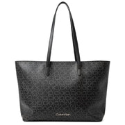 Calvin Klein All-Over Monogram Tote Bag Women - COL - Coal