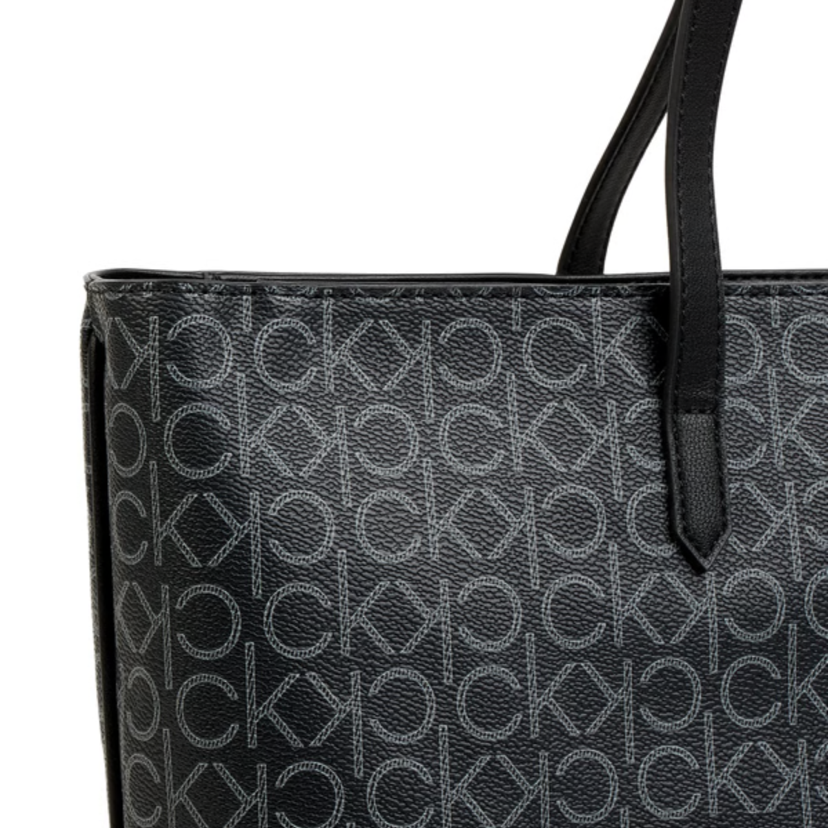 Calvin Klein All-Over Monogram Tote Bag Women - COL - Coal